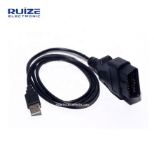 6ft OBD2 OBDII 16 Pin to USB Car Auto Diagnostic Extension Cord